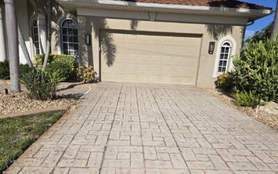 Sunken Stamped Concrete Driveway in Florida? Slabjacking May Be the Solution